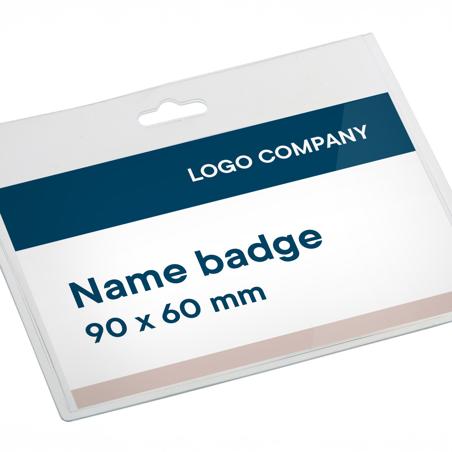 Europel Porte Badge Fermé 90 x 60 mm/24 pièces