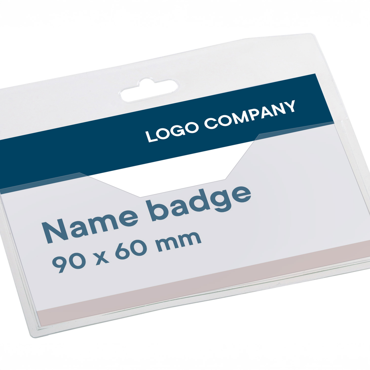 Europel Porte Badge Ouvert 90 x 60 mm/24 pièces