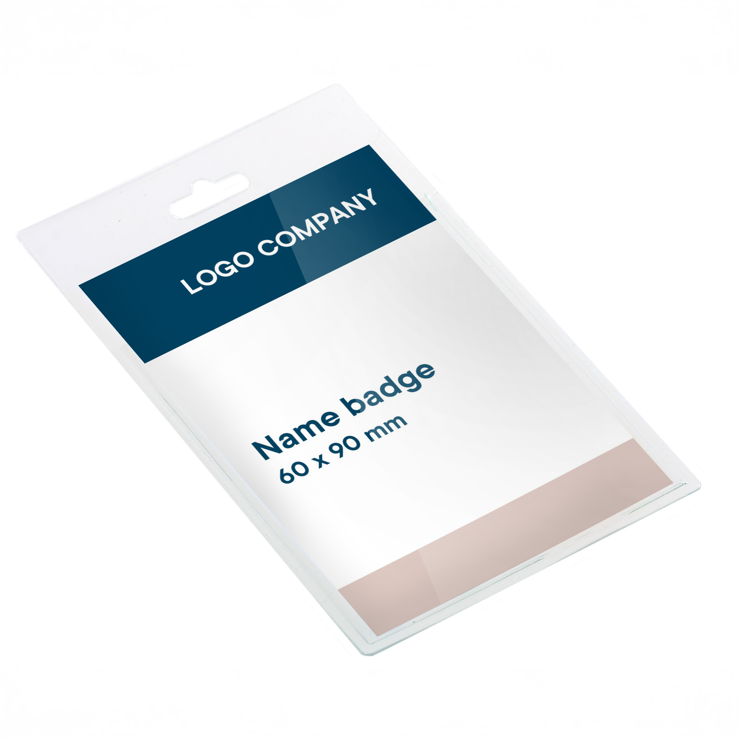 Europel Porte Badge Ouvert 60 x 90 mm/24 pièces