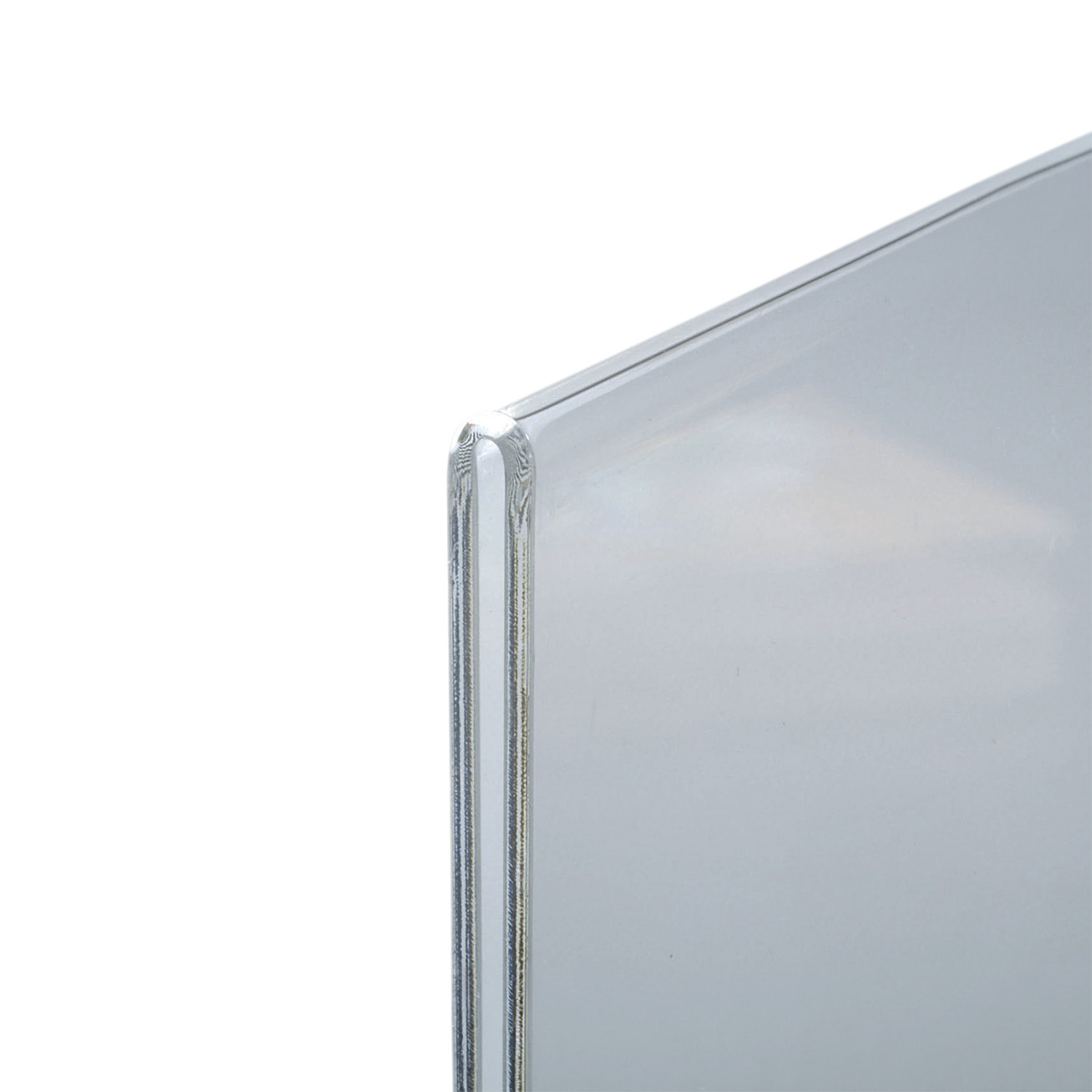 Europel Présentoir de Table T-standard A5 Portrait Acrylique/Aluminium