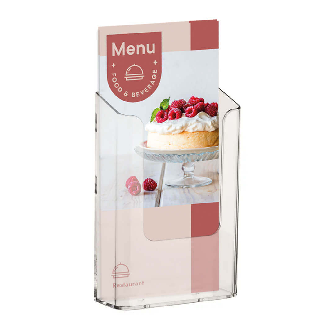 Europel Porte-brochures ou Présentoir Mural 1/3 A4