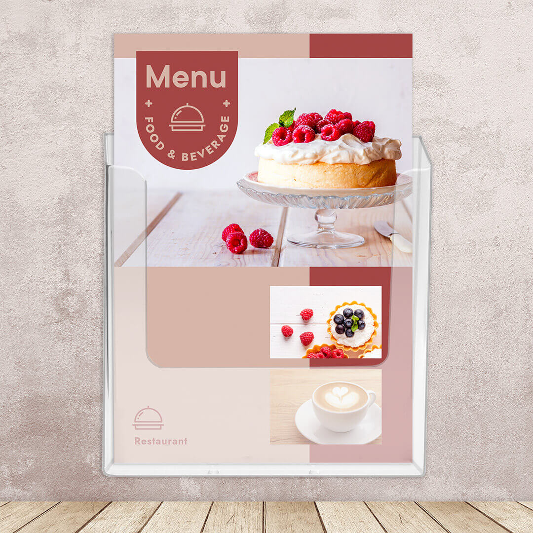 Europel Porte-brochures ou Présentoir Mural A5