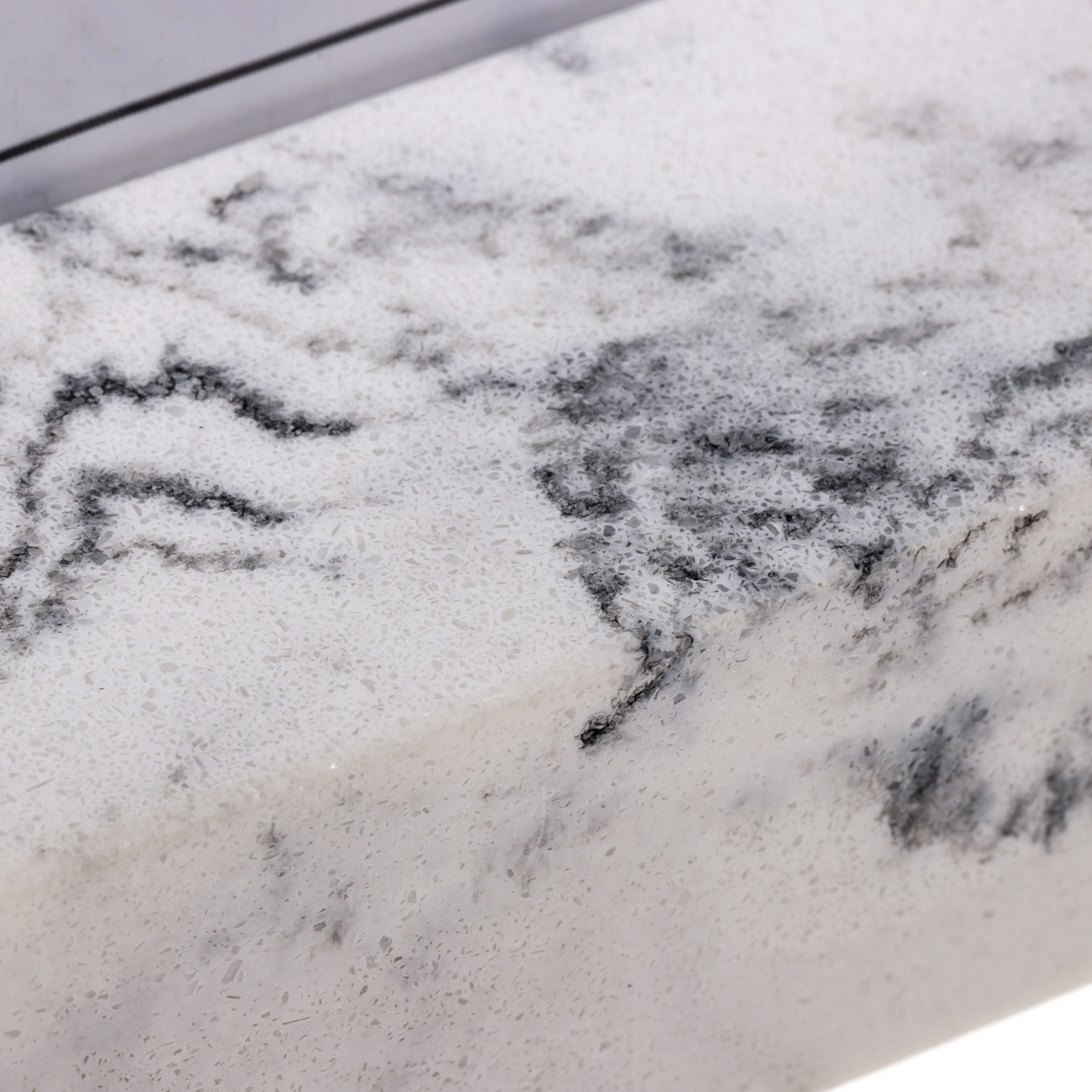 Europel Présentoir de Table A5 Portrait Polystone Blanc