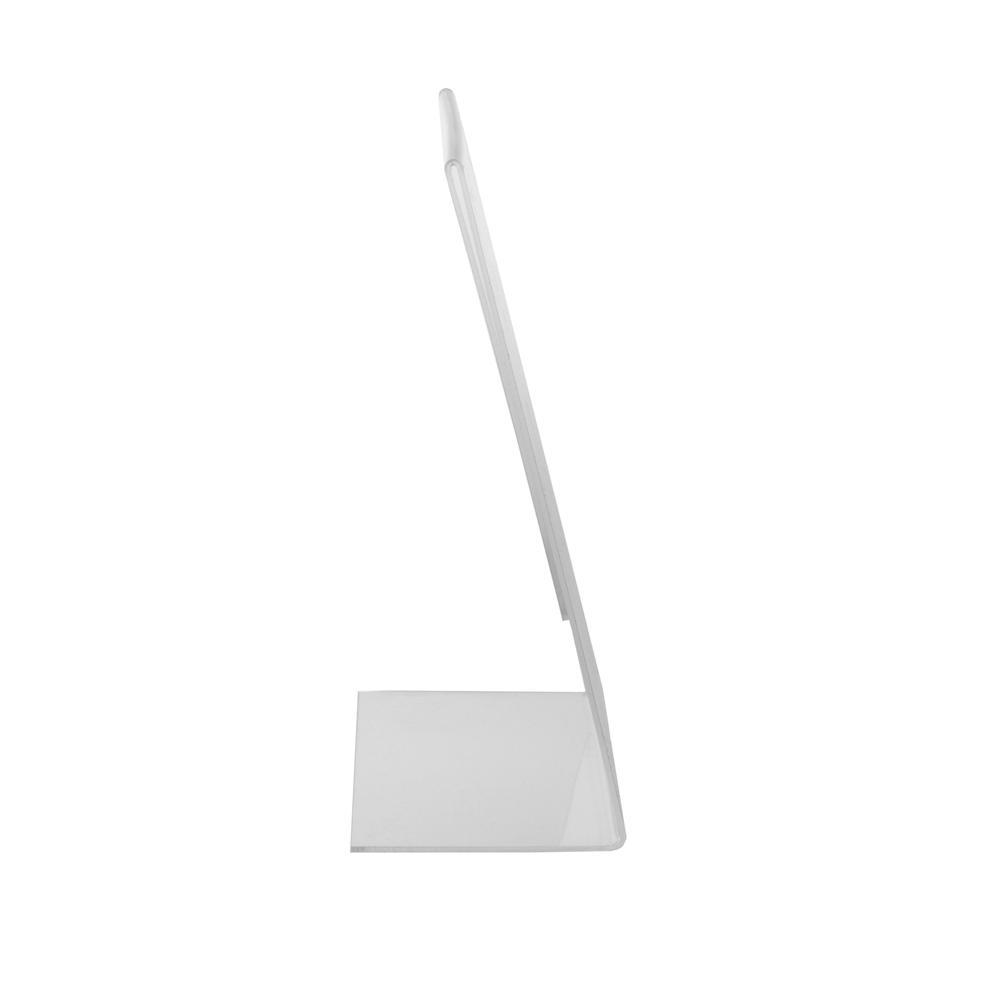 Europel Porte-Cartes Budget L-Stand A5 1,5 mm Horizontal Acrylique – Lot de 5