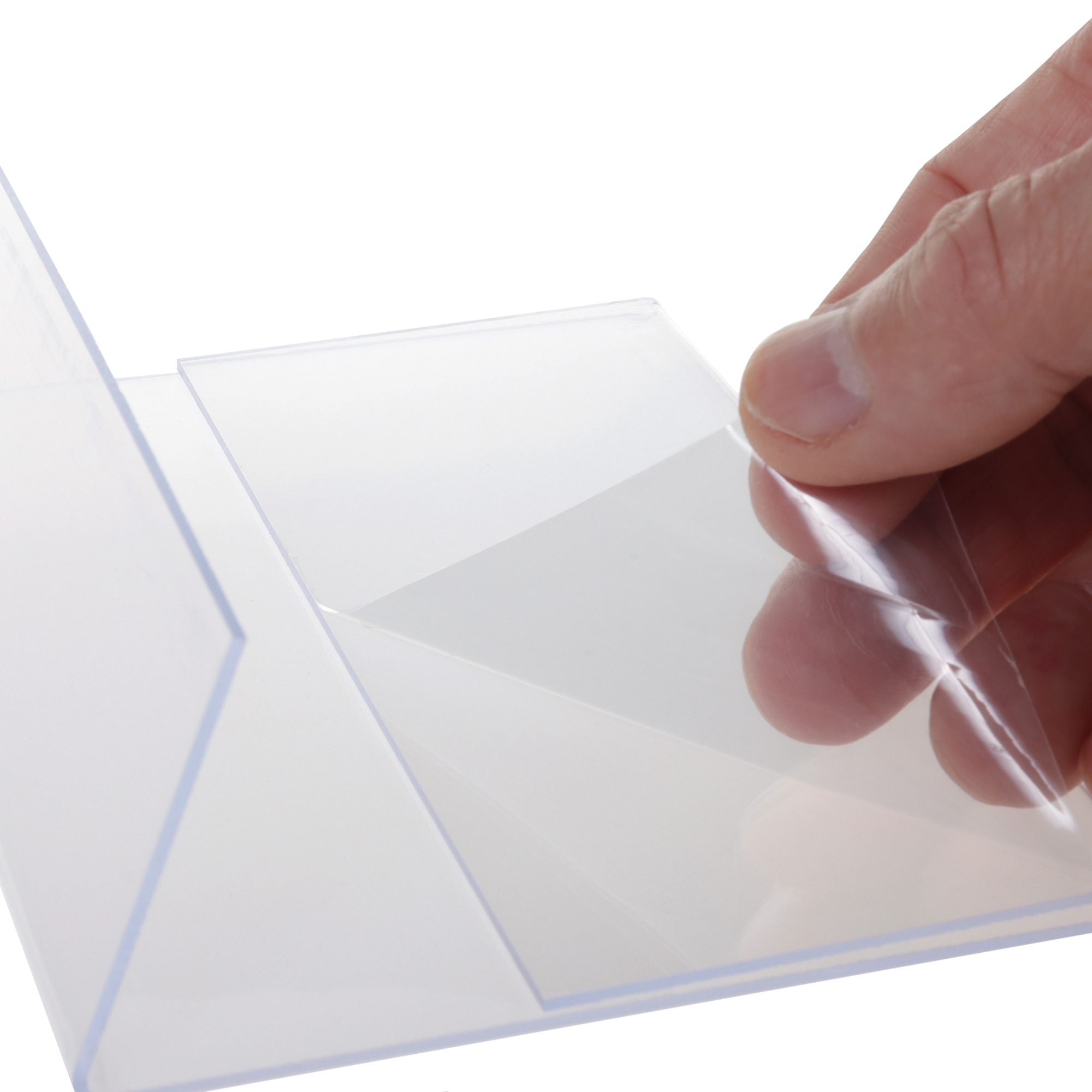 Europel Porte-Cartes Budget L-Stand A6 1,5 mm Horizontal Acrylique – Lot de 10