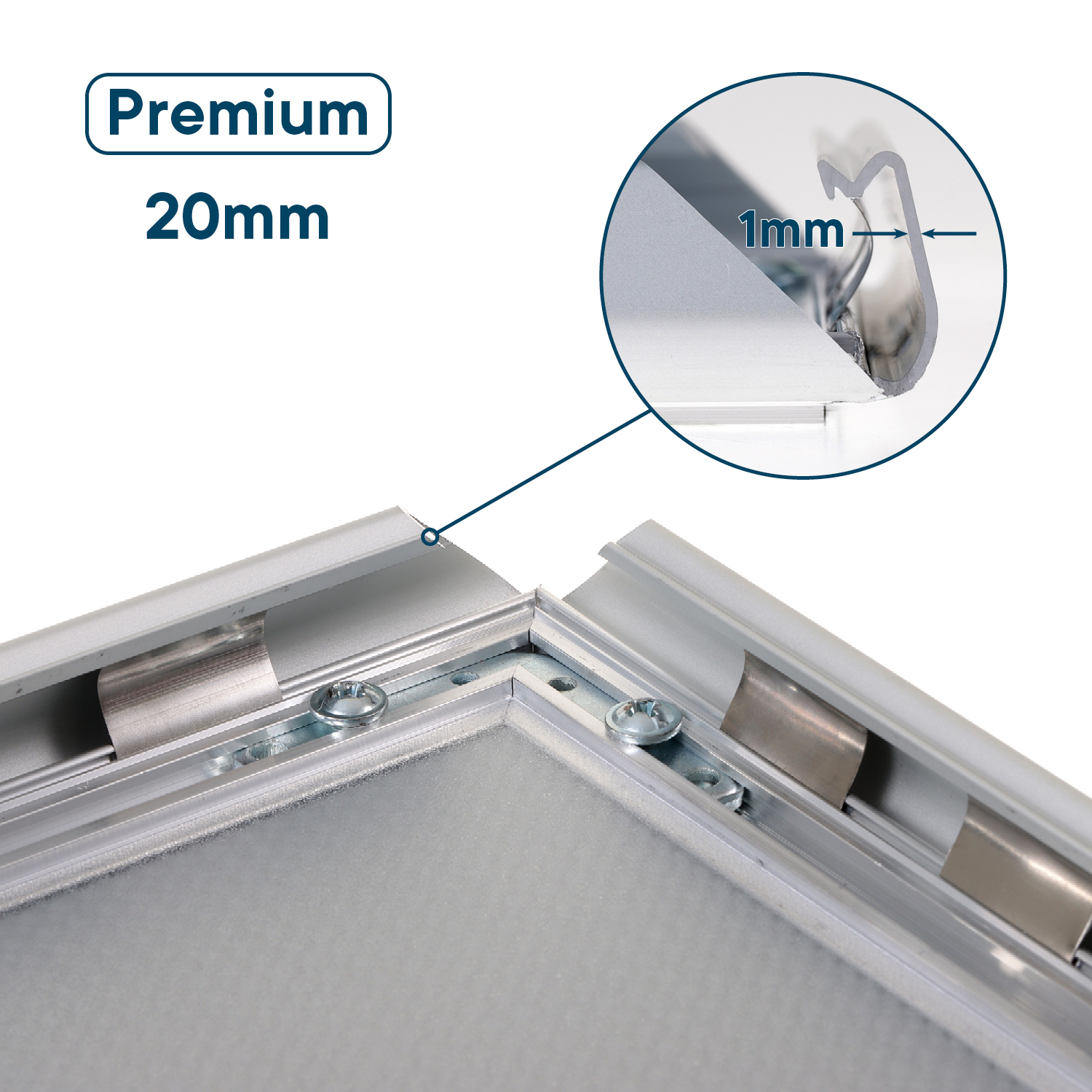 Europel Cadre Clipsable Premium A4 20 mm
