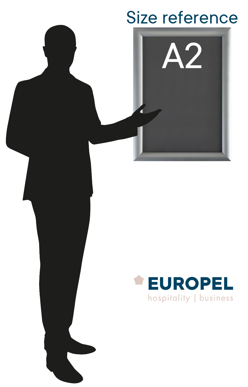 Europel Cadre Clipsable Premium A2 25 mm