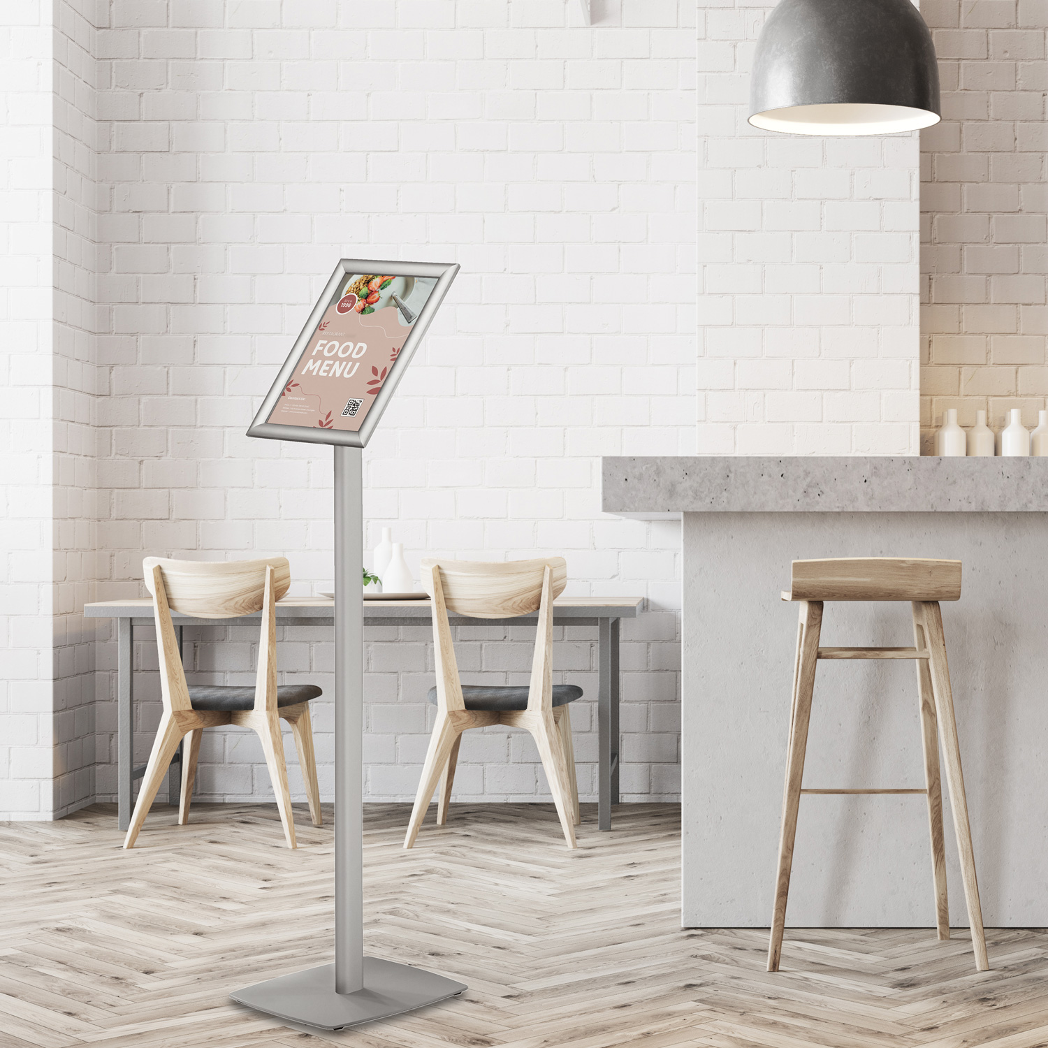 Europel Porte-affiche avec Cadre Clipsable Premium A4 25 mm