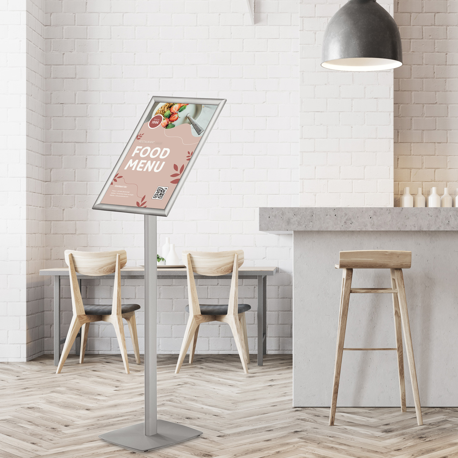 Europel Porte-affiche avec Cadre Clipsable Premium A3 25 mm