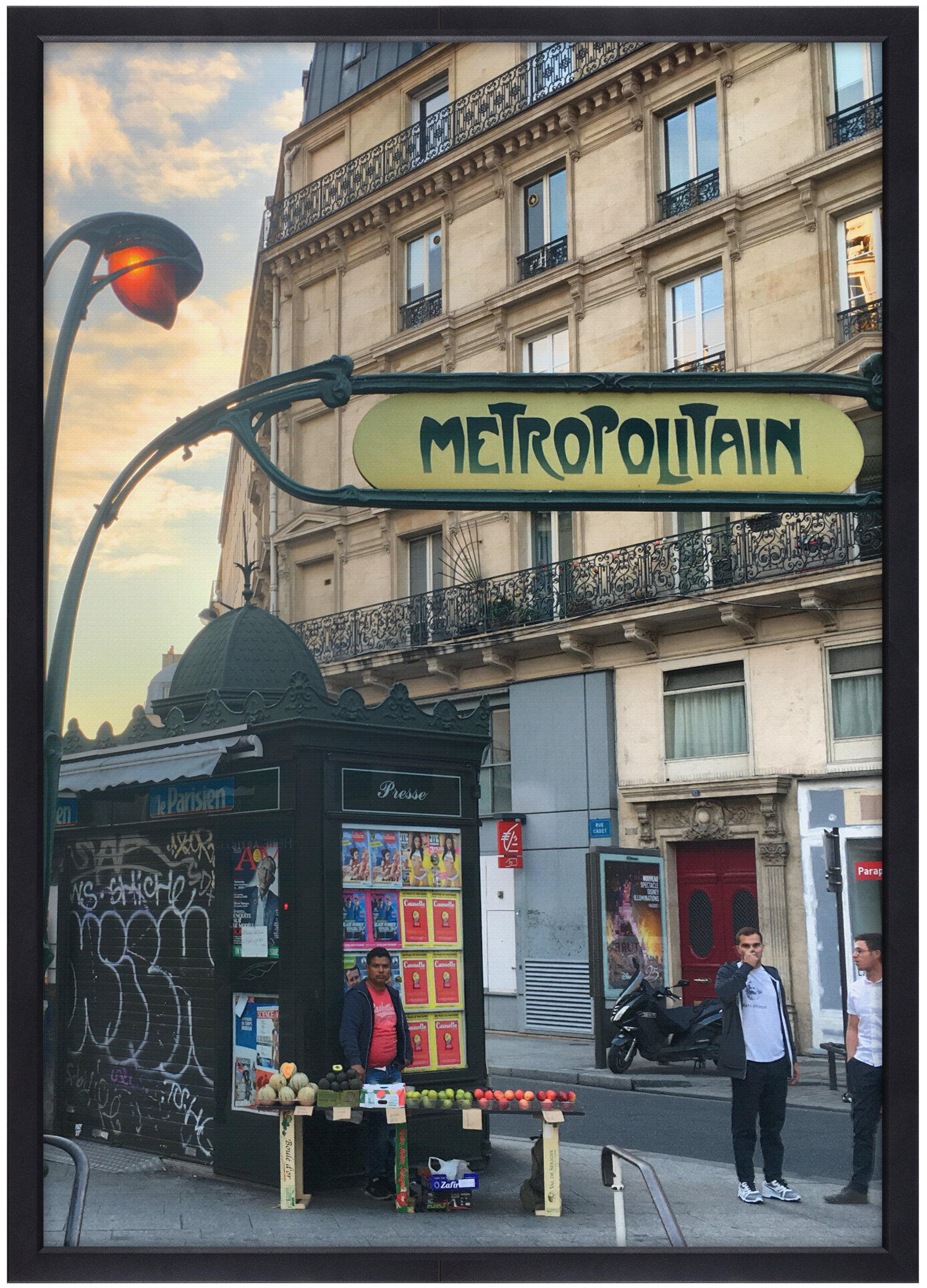 Europel Cadre Clipsable Premium+ A1 25 mm Matt Noir