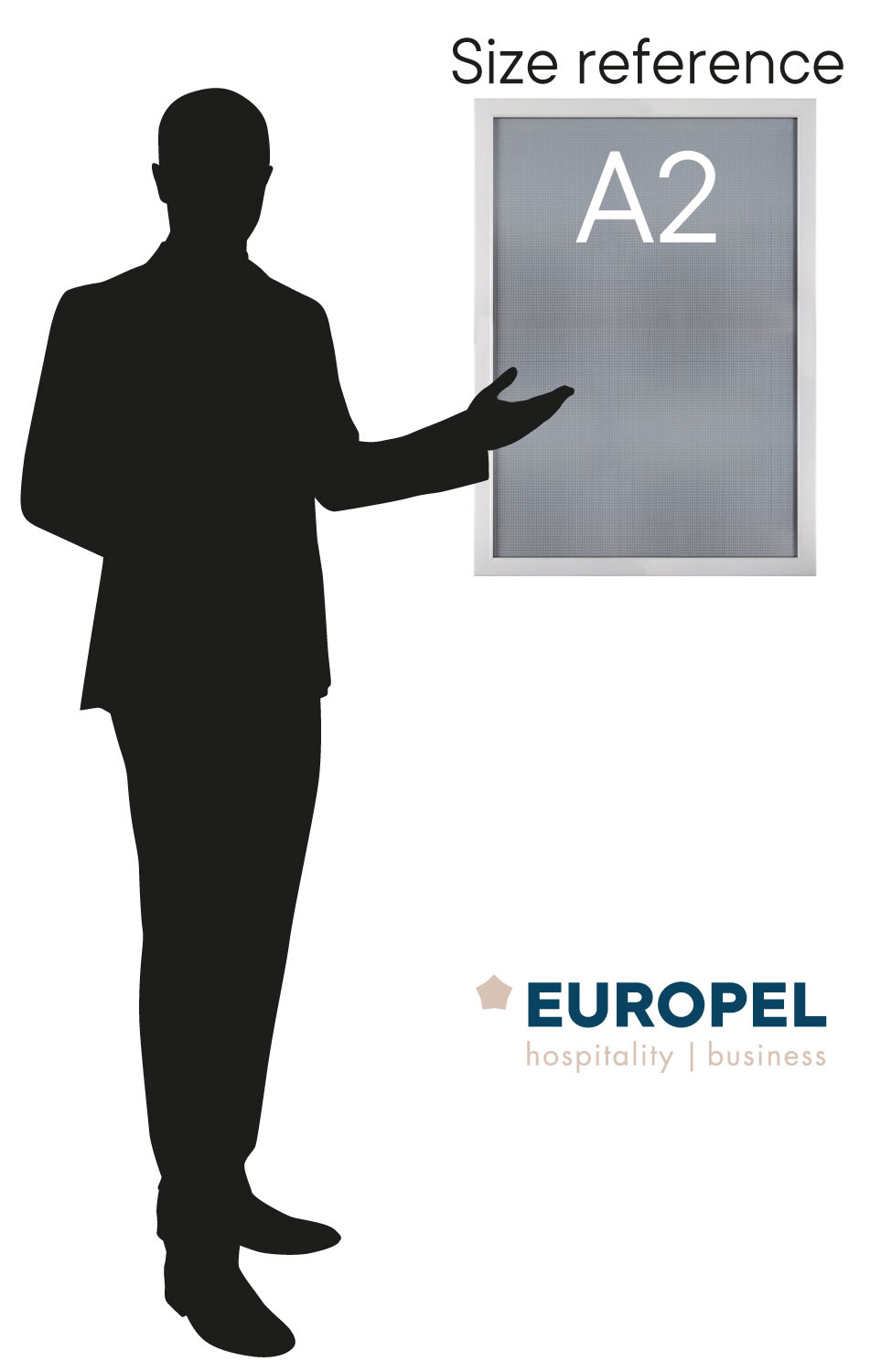 Europel Cadre Clipsable Premium+ A2 25 mm Matt Blanc