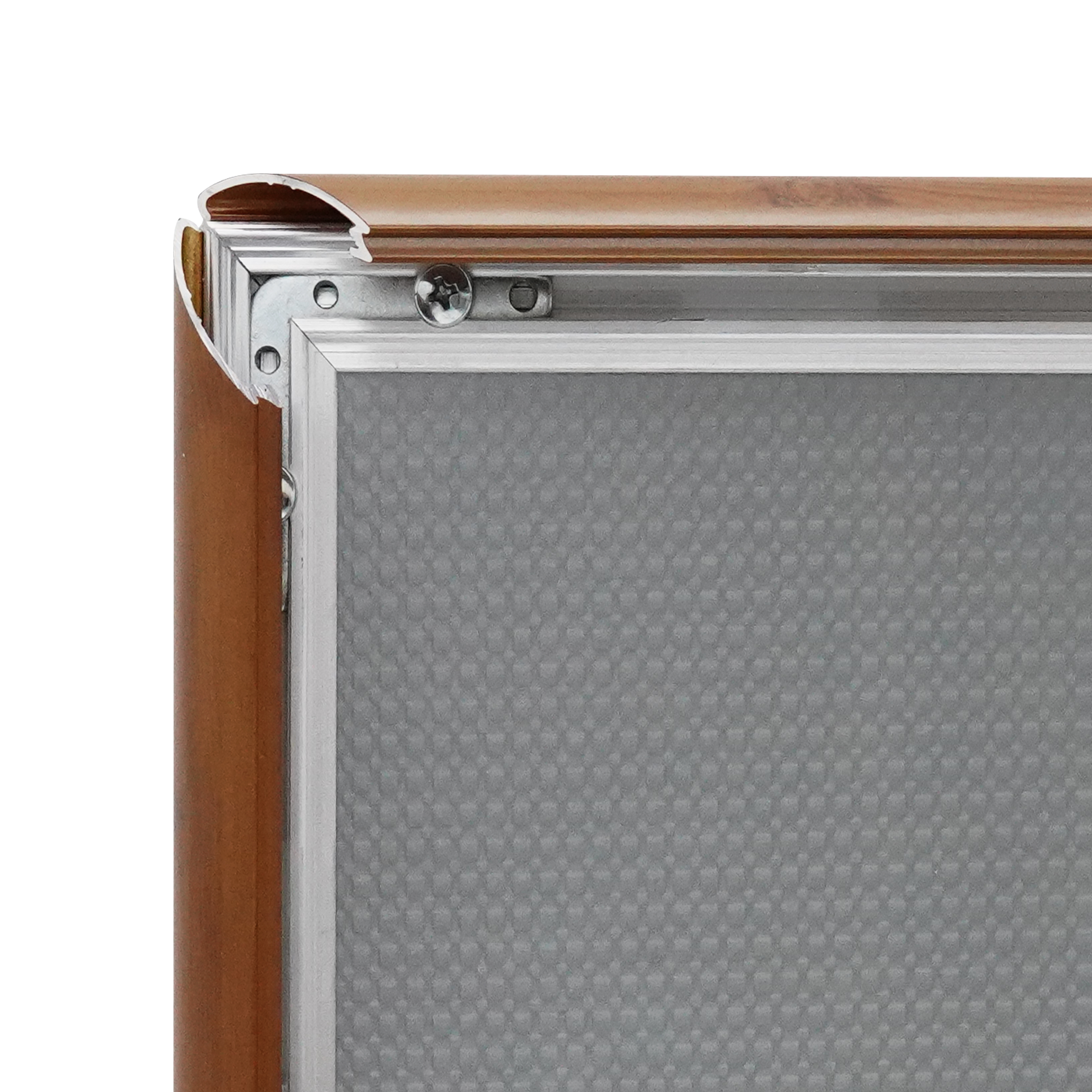 Europel Cadre Clipsable Premium A4 25 mm Aspect Bois