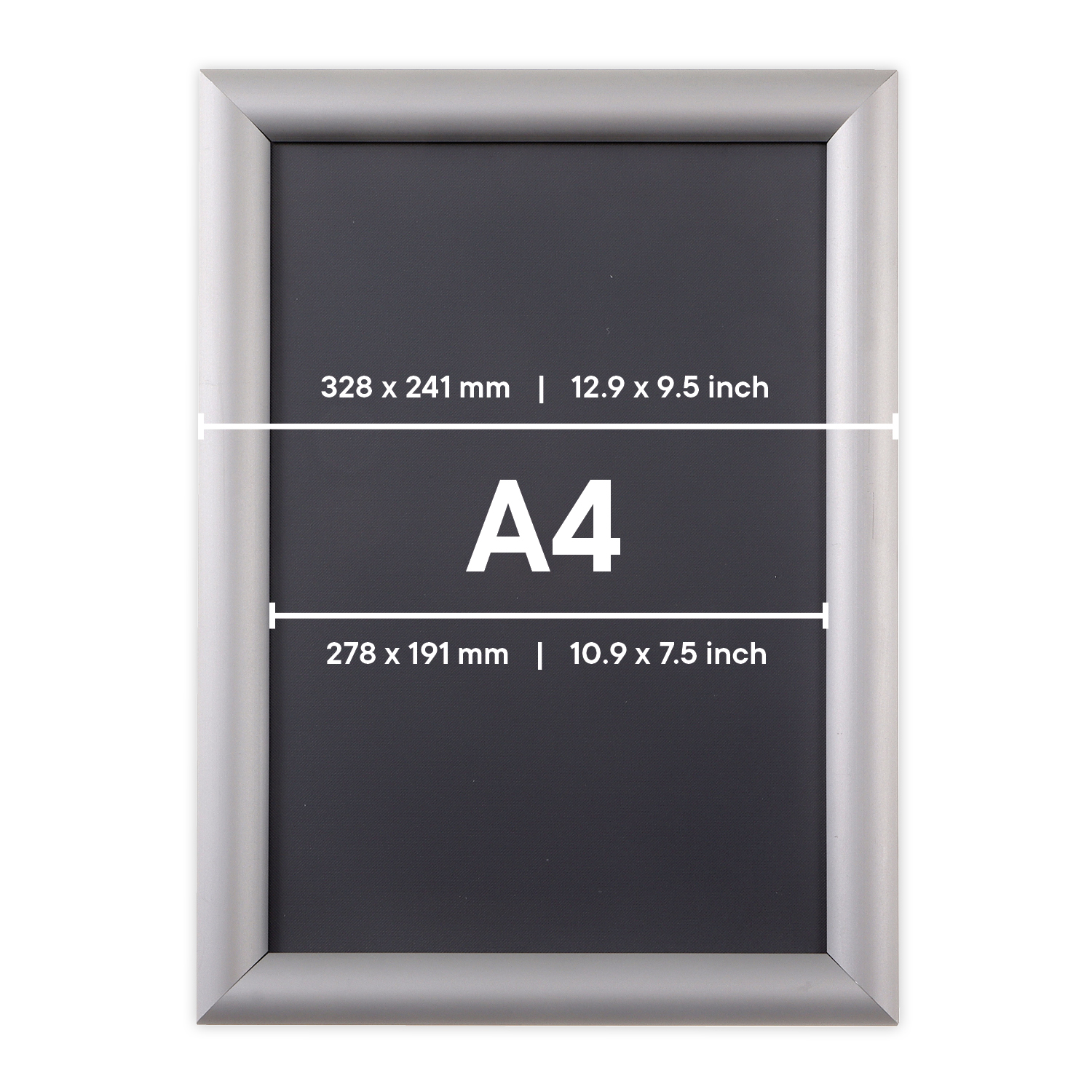 Europel Cadre Clipsable Economy A4 25 mm