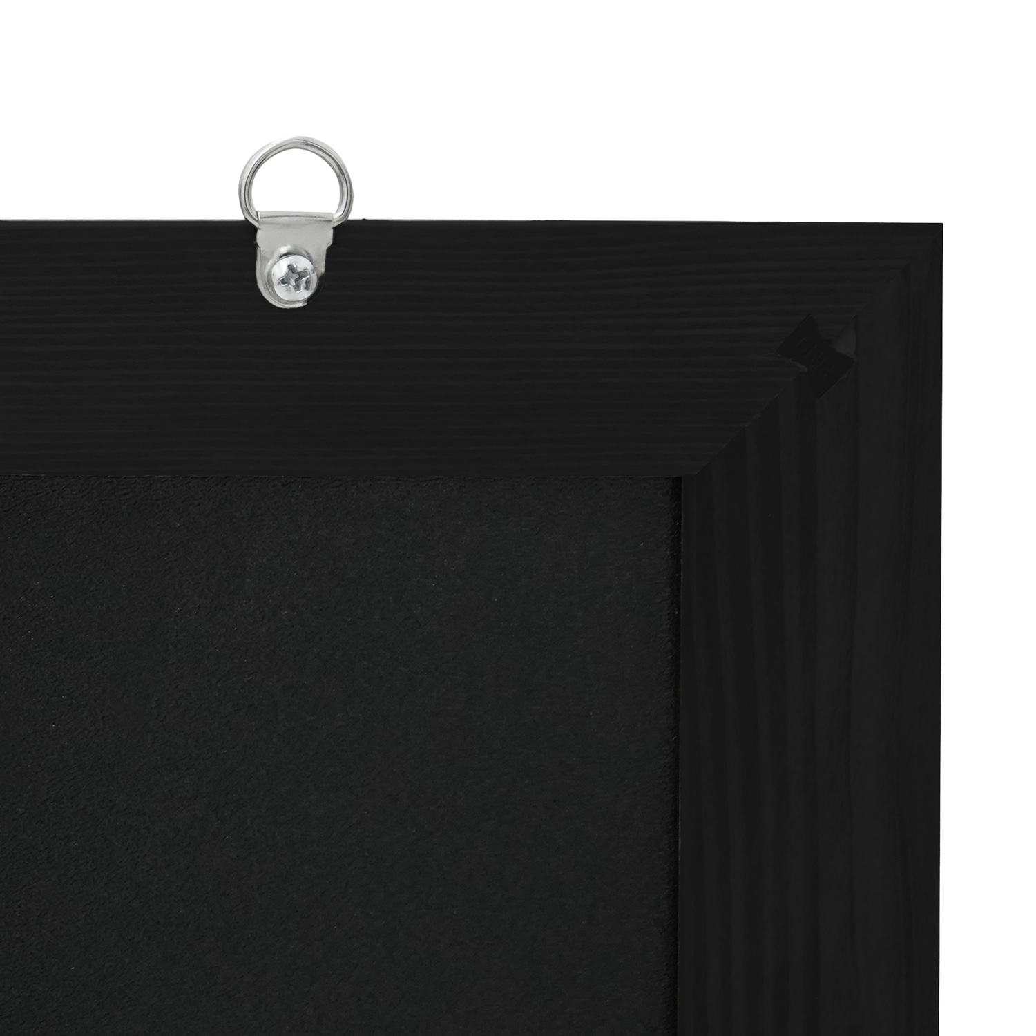 Europel Tableau Cadre Bois 60 x 110 cm Noir