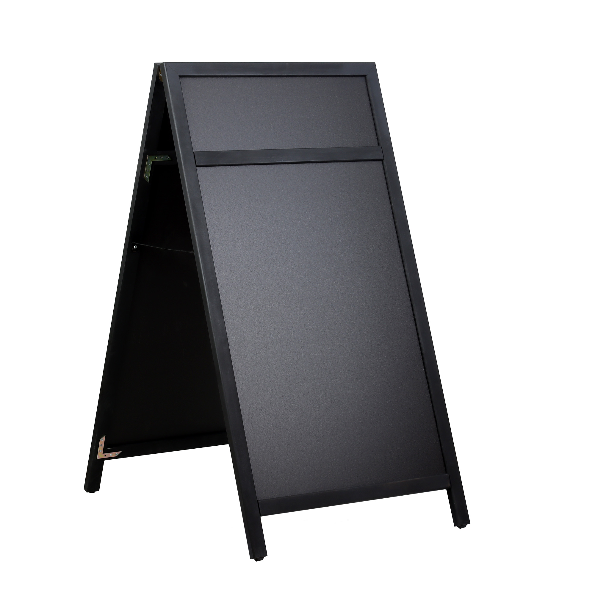 Europel Chevalet Tableau avec en-tête 660x1280 mm DELUX Noir