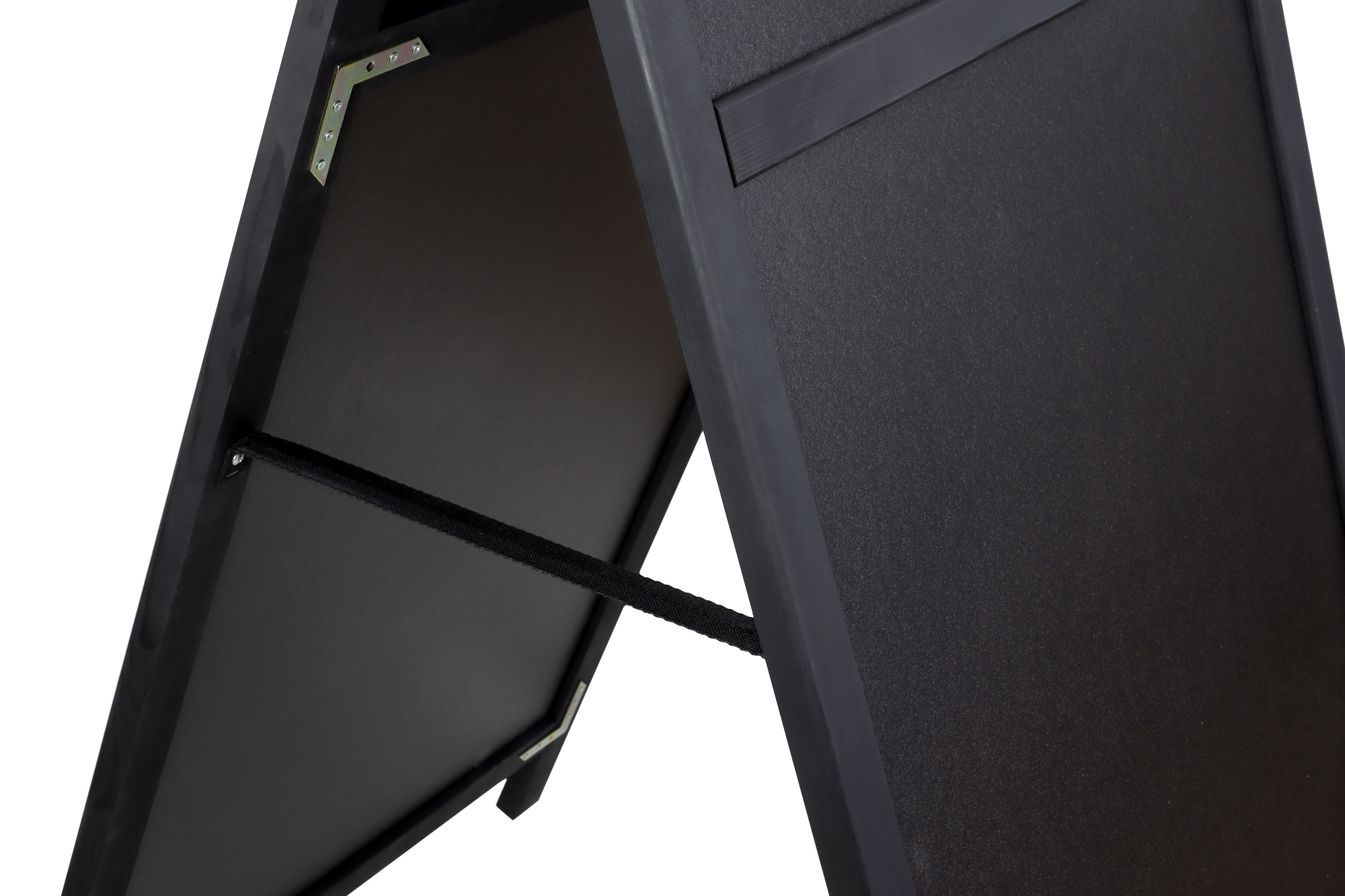 Europel Chevalet Tableau avec en-tête 660x1280 mm DELUX Noir