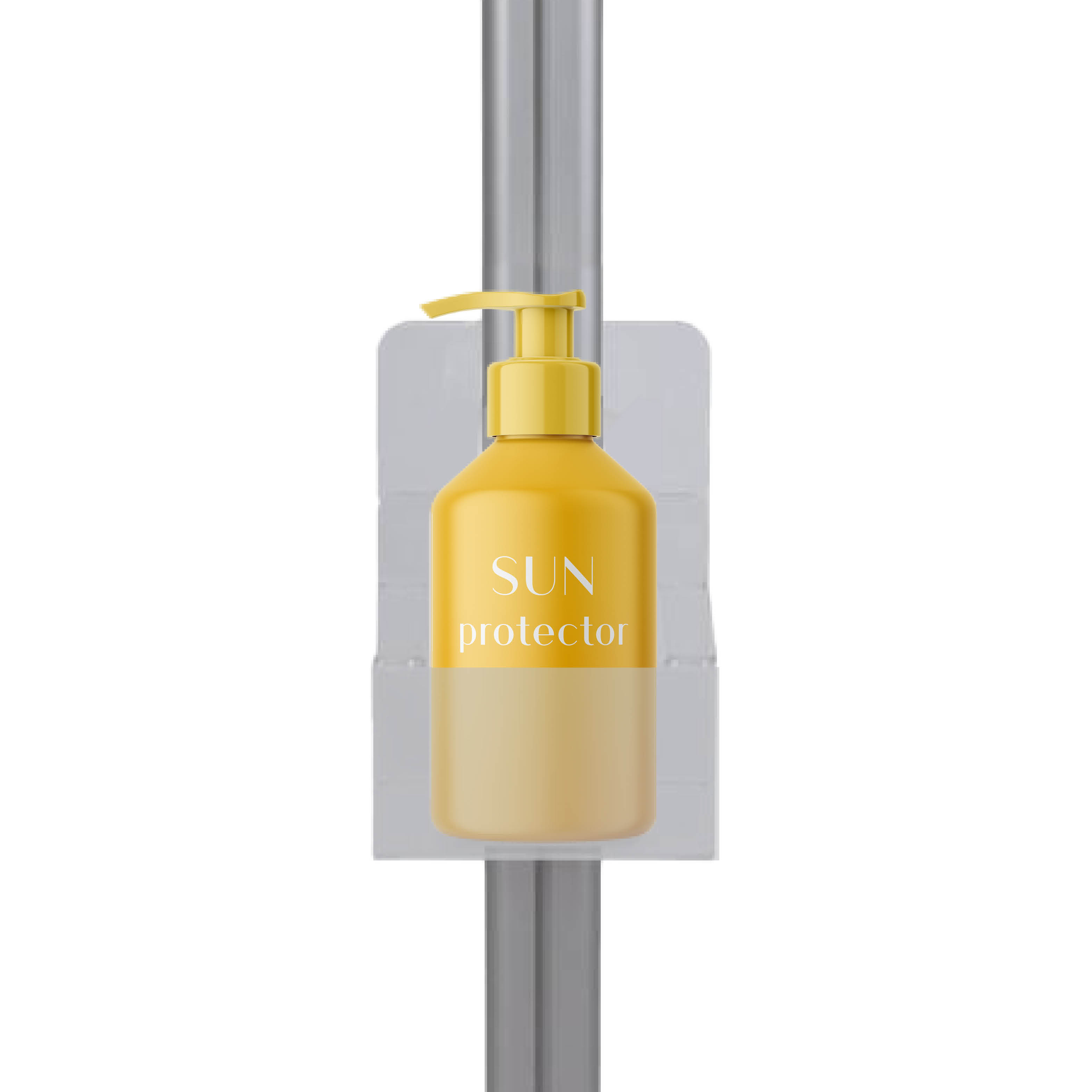 Station autonome Europel - Désinfectant Spray de protection Boîte acrylique 1l avec cadre d'information A4 clipsable