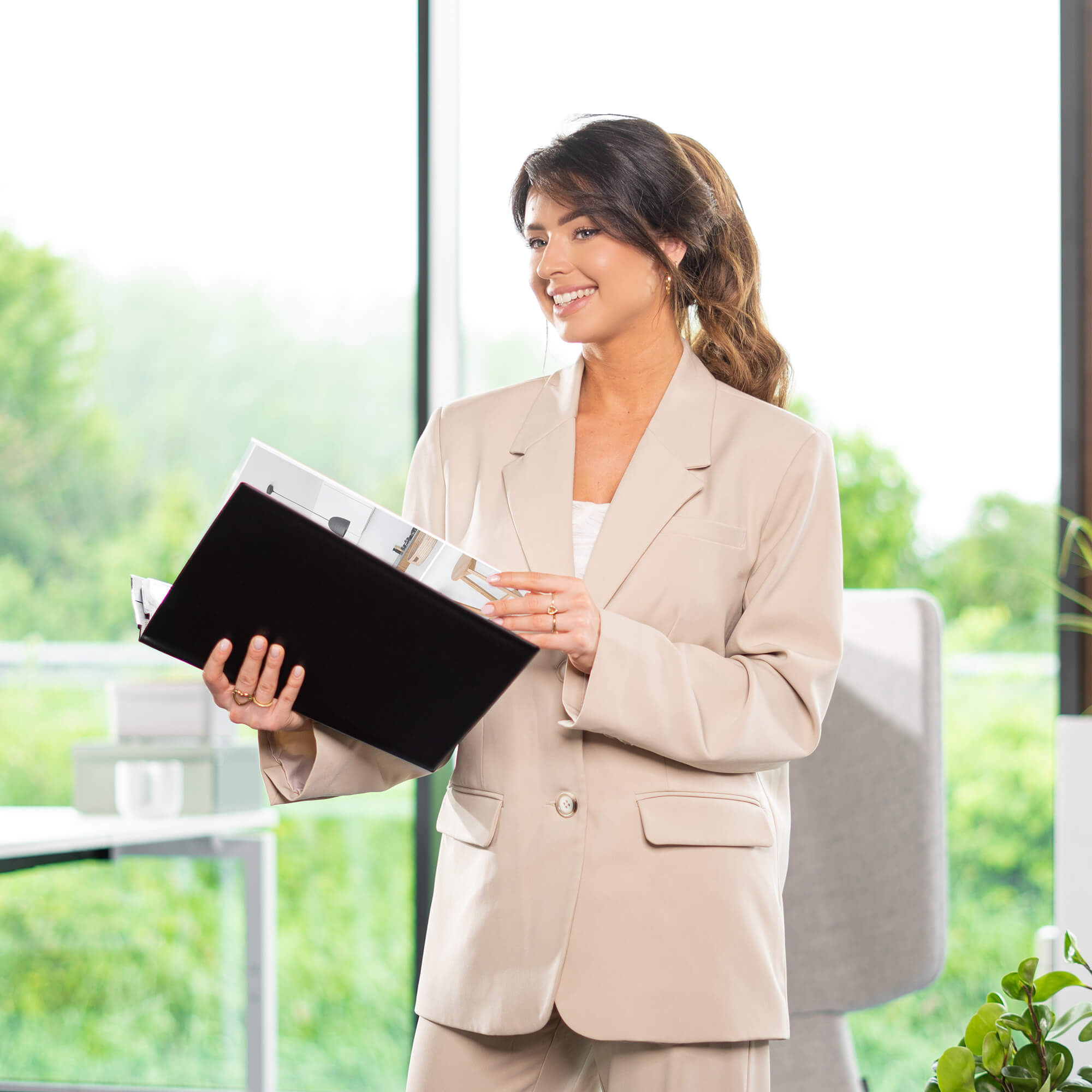 Rillstab Original Porte-vues A4 100 Pochettes Noir 