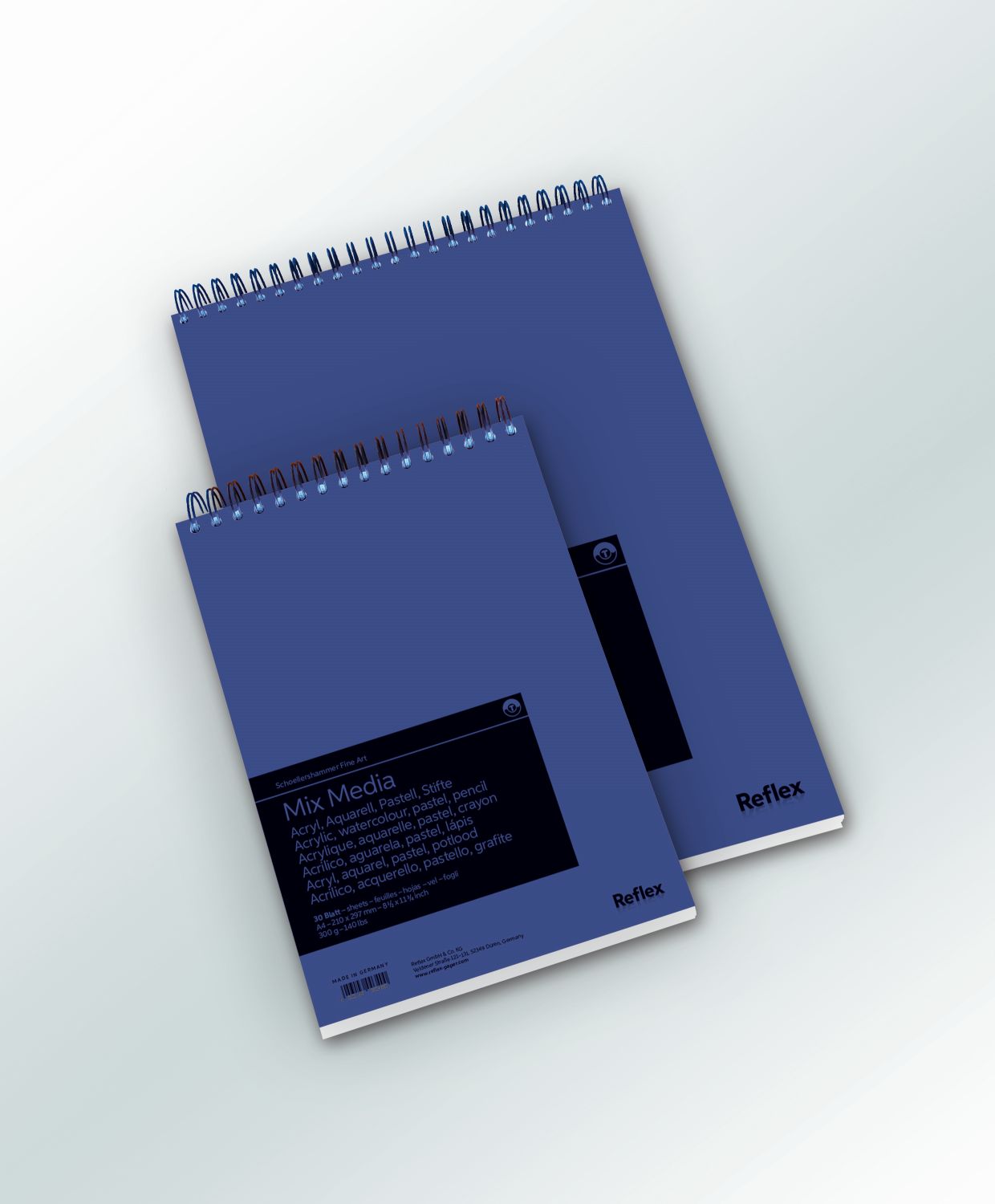 Papier Mix Media A4 300g/m2 bloc spirale 30 feuilles
